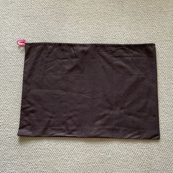 Kate Spade Large Brown Dust Bag Purse Protection Case Slip 27.5” x 19” Like New - Picture 7 of 8